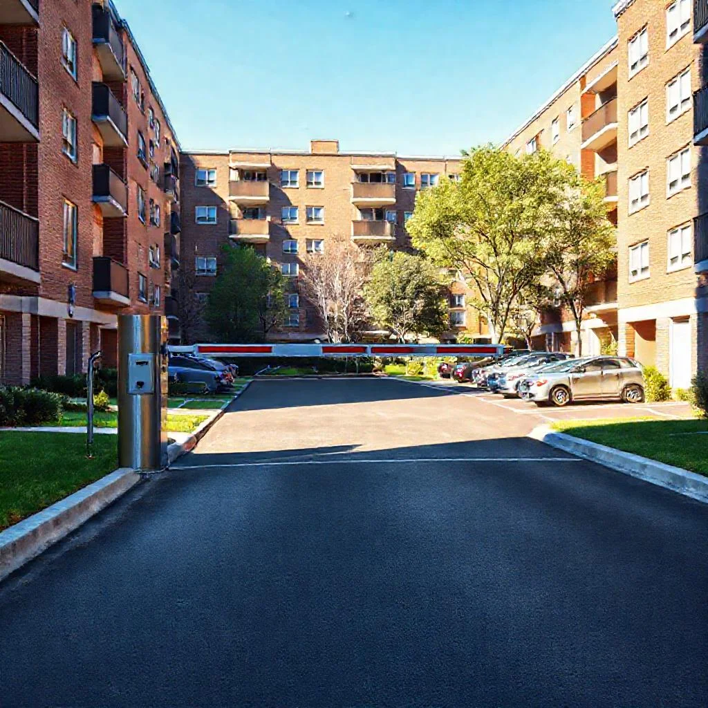 Фото по теме: как законно поставить шлагбаум во дворе