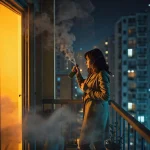 Фото по теме: что делать если сосед курит на балконе